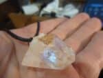 Pendentif quartz cristal de roche GG 0107