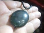 Pendentif Obsidienne oeil céleste ref 0107