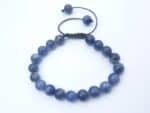 Bracelet Sodalite ajustable perles rondes 8 mm
