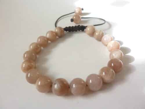Bracelet réglable pierre de soleil-Perles 8 mm