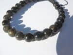 Bracelet obsidienne dorée Obsidienne dorée Perles 6 mm