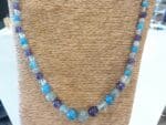 Collier ou bracelet de Protection & Intuition : Améthyste, Apatite, Labradorite & Fluorite – Équilibre énergétique