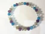 Bracelet Protection & Intuition : Améthyste, Apatite, Labradorite & Fluorite – Équilibre énergétique