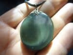 Pendentif Obsidienne oeil céleste ref 2907