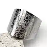 Bague réglable Sceau des 7 Archanges ref Argent