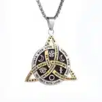 Collier Pendentif noeud de sorcière (Wiccan) ref 03