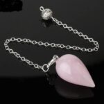 Pendule Radiesthésie Quartz rose