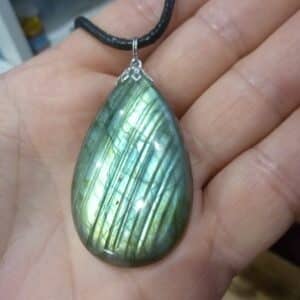 Collier pendentif Labradorite GG 2207