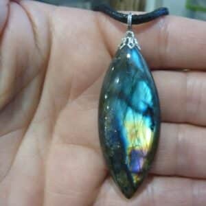 Collier pendentif Labradorite GG 1308