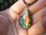 Collier pendentif Labradorite GG 1407
