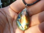Collier pendentif Labradorite GG 1407