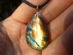 Collier pendentif Labradorite GG 1407