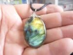 Collier pendentif Labradorite GG 1708