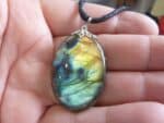 Collier pendentif Labradorite GG 1708
