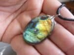 Collier pendentif Labradorite GG 1708