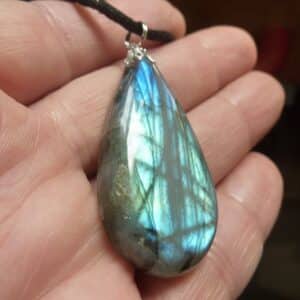 Collier pendentif Labradorite GG 1408