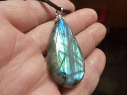 Collier pendentif Labradorite GG 1408