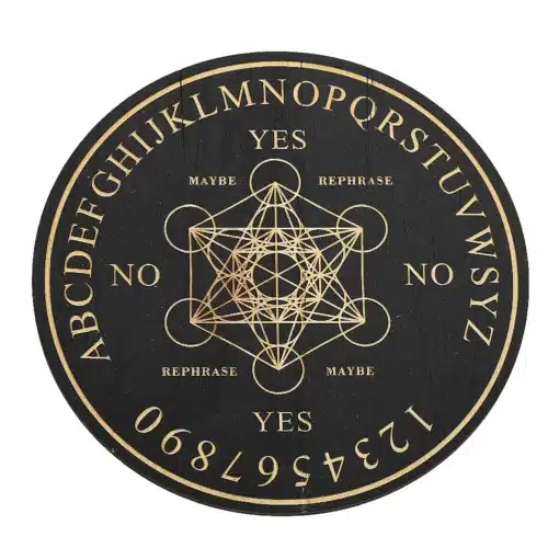 Planche De Pendule cube de Métatron Divination Radiesthésie