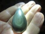 Pendentif Obsidienne oeil céleste GG 1209